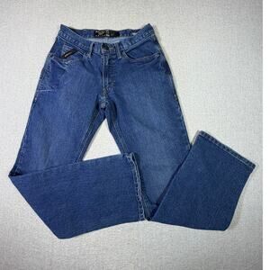 Ariat Rebar M4 Men 28 x 32 Relaxed Boot Denim Jeans Durable Western Workwear